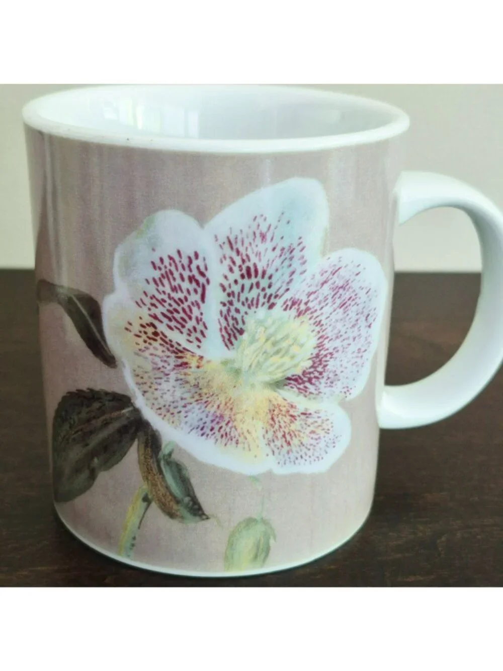 Marshall Fields Botanical Mug Set, Cherry Blossom, Magnolia & Hellebore Flowers